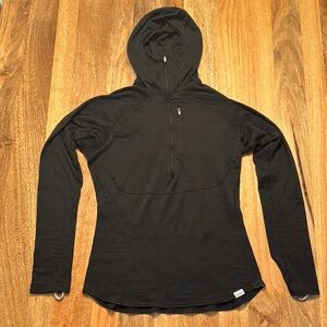 Patagonia Black base layer hooded top